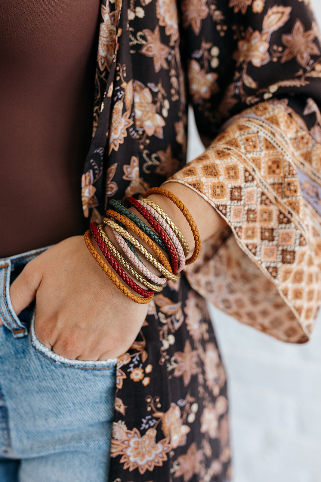 Mocha Braided Bracelet