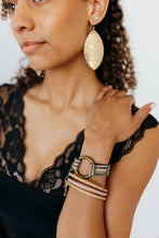 Load image into Gallery viewer, Come Together Leather Bracelet | Hand-painted by Jeanetta Gonzales
