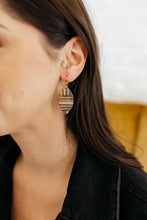Load image into Gallery viewer, Come Together Leather Earrings | Hand-painted by Jeanetta Gonzales
