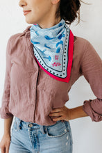 Load image into Gallery viewer, Bluebird of Happiness Scarf Bandana

