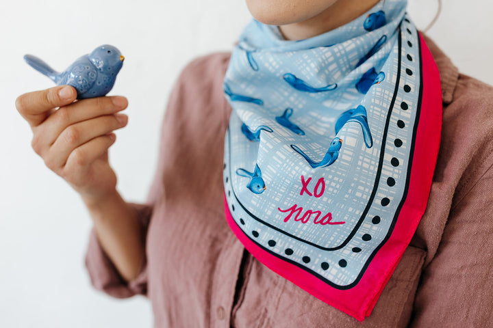 Bluebird of Happiness Scarf Bandana