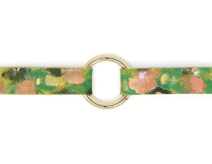 Growing Good Things Leather Bracelet | Hand-Painted by Rachel Camfield