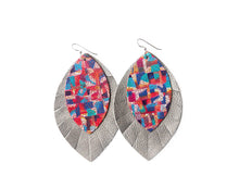 Load image into Gallery viewer, Deco with Metallic Fringe Layered Earrings
