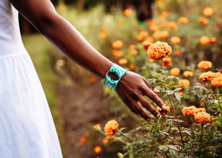 Waves of Pearl Leather Cuff