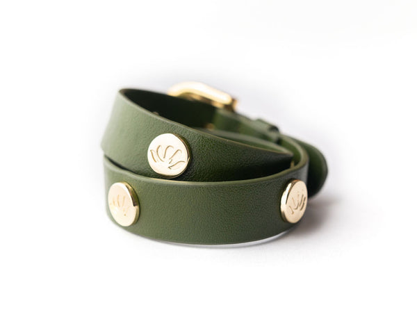 CACTUS 2 in 1 Wrap Bracelet + Choker in Green