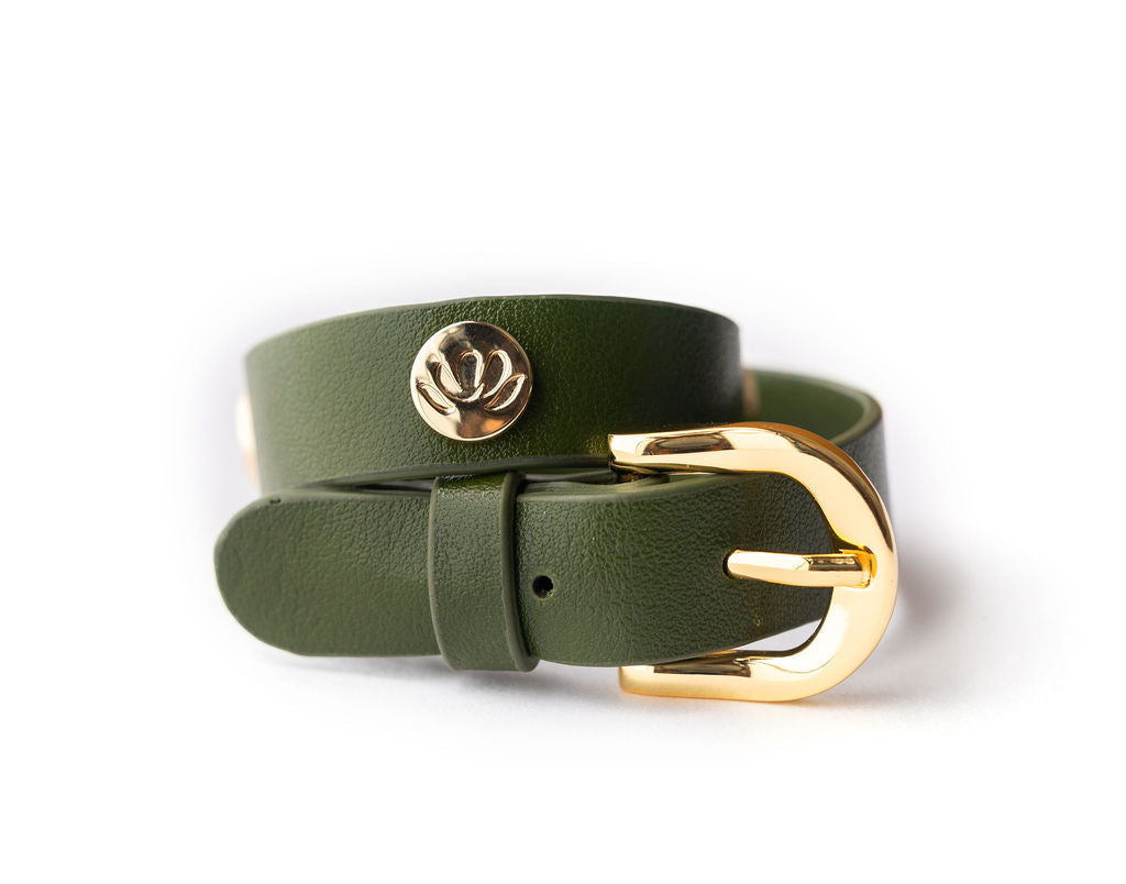 CACTUS 2 in 1 Wrap Bracelet + Choker in Green