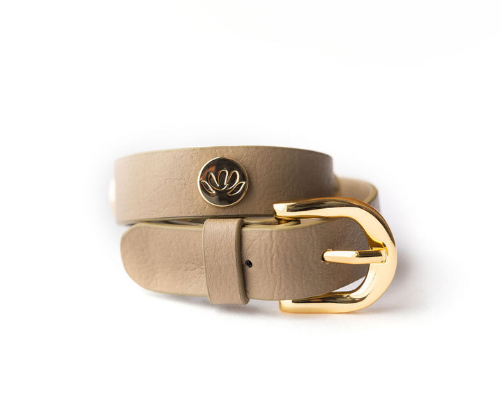 CACTUS 2 in 1 Wrap Bracelet + Choker in Taupe