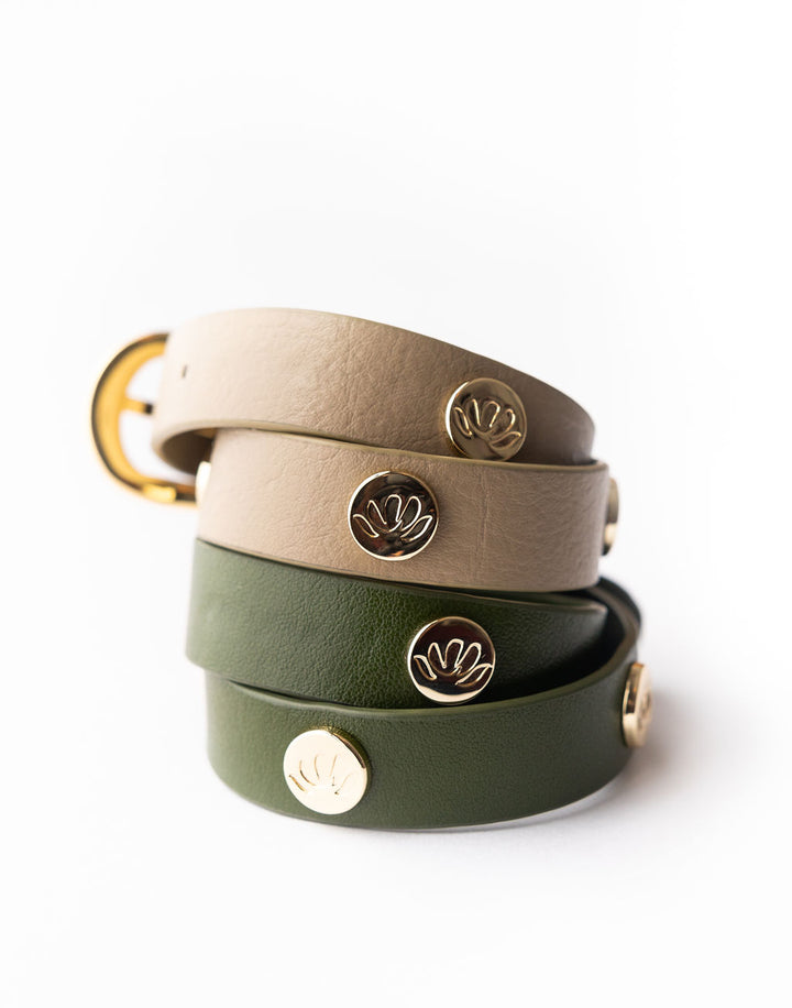 CACTUS 2 in 1 Wrap Bracelet + Choker in Taupe