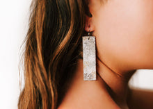 Load image into Gallery viewer, Maymont Blanche Four Corners Leather Earrings
