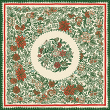 Load image into Gallery viewer, Holly and Ivy Wreath Scarf Bandana
