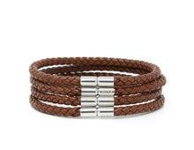 Load image into Gallery viewer, Mocha Braided Bracelet - set of 4
