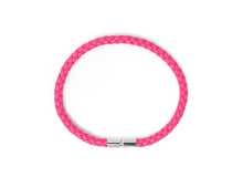 Load image into Gallery viewer, Hot Pink Braided Bracelet
