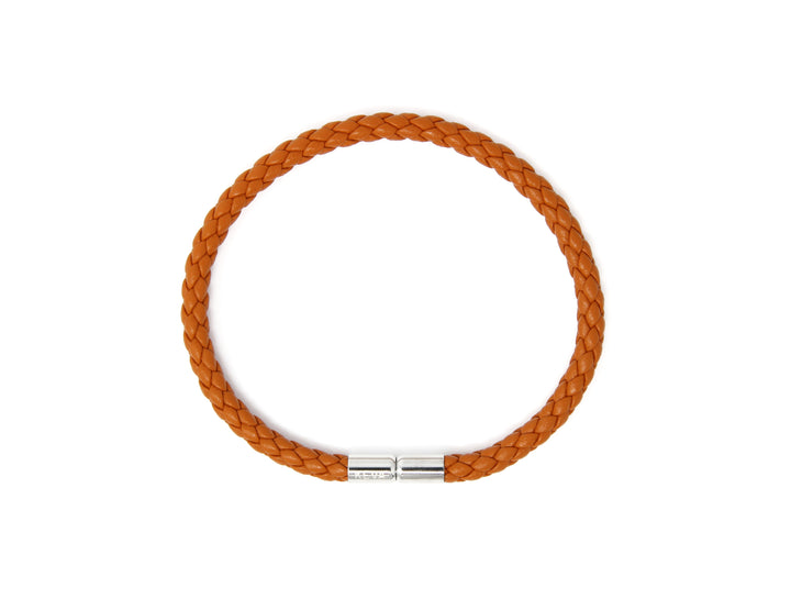 Burnt Orange Braided Bracelet