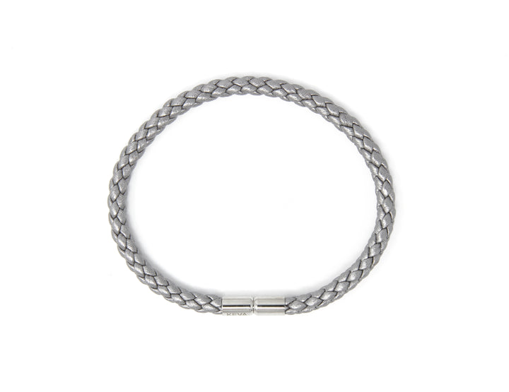 Pewter Braided Bracelet