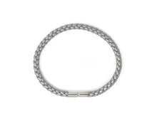 Load image into Gallery viewer, Pewter Braided Bracelet
