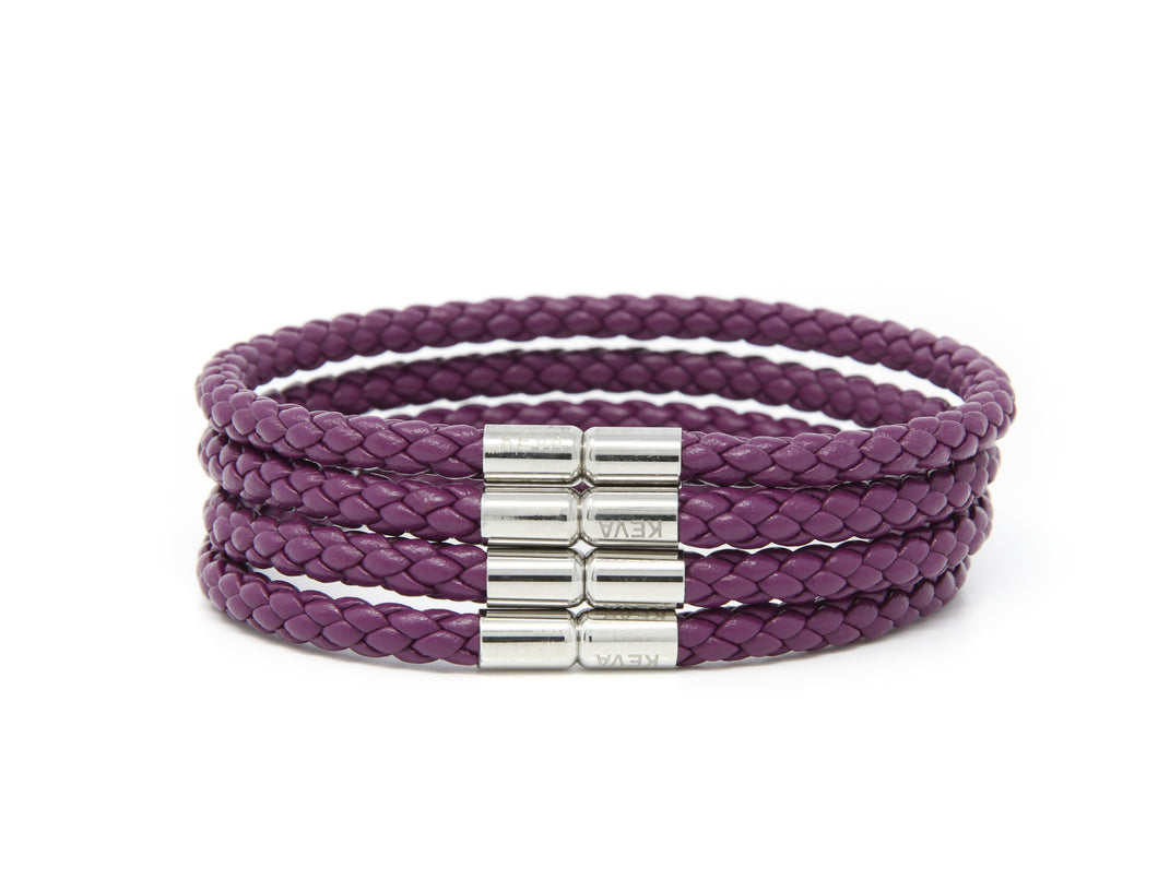 Purple Bracelet - set of 4