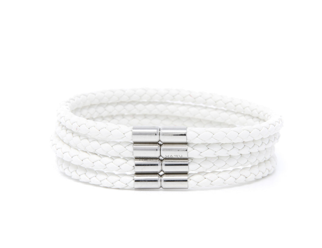 White Bracelet - set of 4