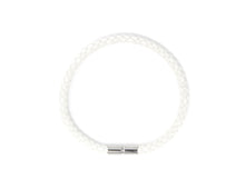 Load image into Gallery viewer, White Braided Bracelet
