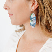 Load image into Gallery viewer, Breathe Leather Earrings | Hand-Painted by Rachel Camfield
