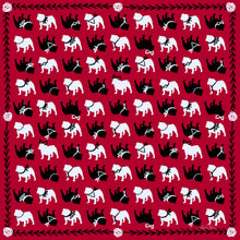 Load image into Gallery viewer, Spirit Bulldog in Red Scarf Bandana
