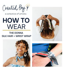 Load image into Gallery viewer, Bluebird of Happiness Hair + Wrist Wrap
