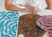 Load image into Gallery viewer, Spread Your Wings Leather Bracelet | Hand-Painted by Eunice Li
