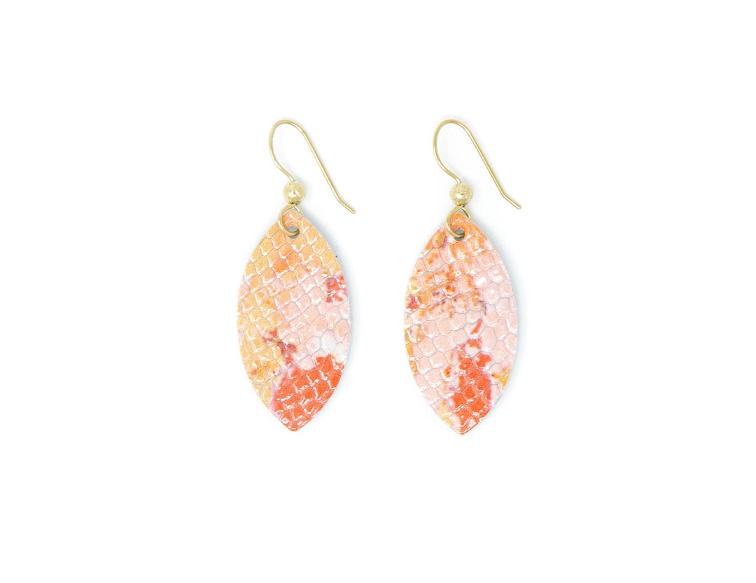 Sunset Leather Earrings