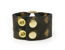 Load image into Gallery viewer, Tino Black Leather Cuff
