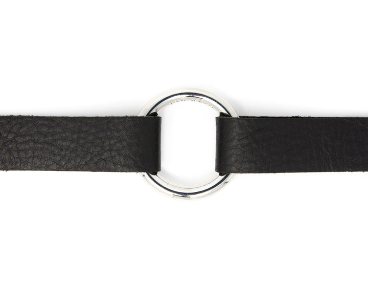 Classic Black Leather Bracelet